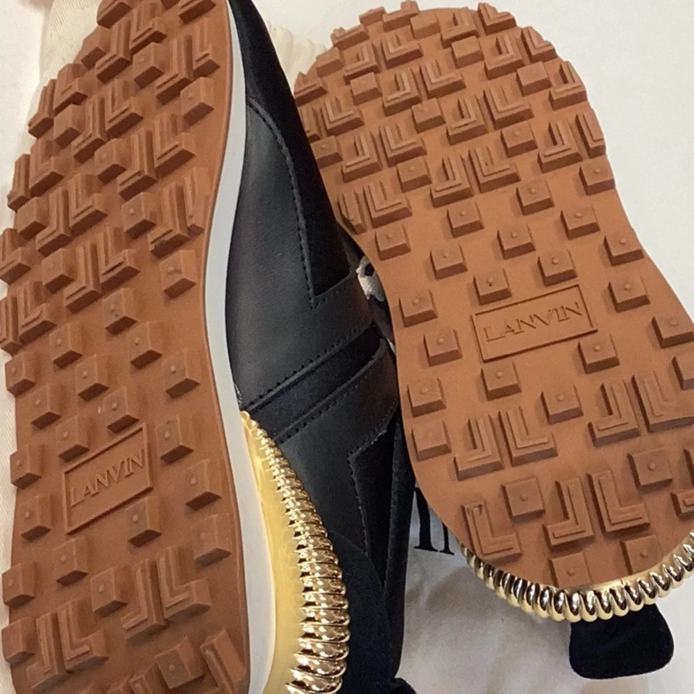 Lanvin Black Bumper Sneakers. - Picture 6 of 6